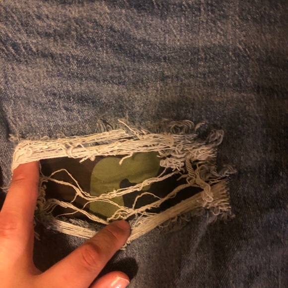 Levis levi Mens ripped 569 jeans 36×36 rare size - Picture 5 of 7